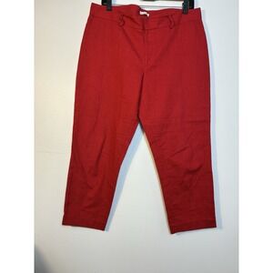 club monaco AVEREE Trouser Cropped Women's 36 Cotton Classic Office Mid Rise